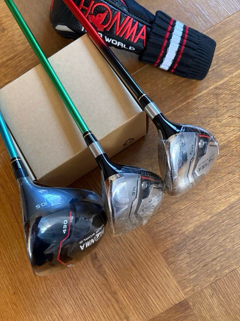 HONMA　本間　ツアーワールド　TW717　1W　3W　5W　日本製　3点