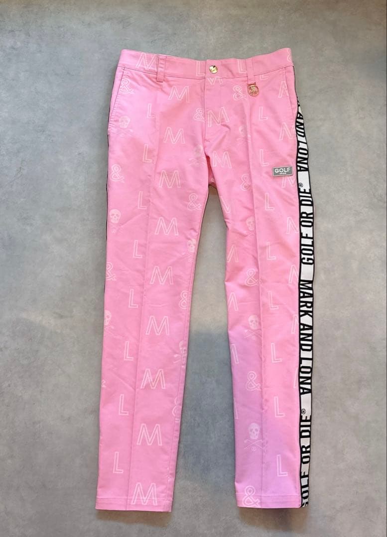 美品 ★ MARK&LONA 完売モデル ボトムス ピンク マーク&ロナ 正規品