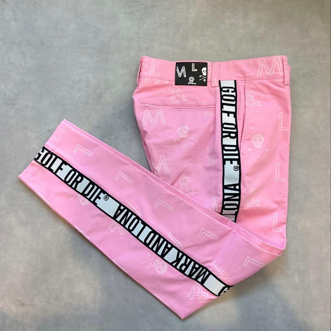 美品 ★ MARK&LONA 完売モデル ボトムス ピンク マーク&ロナ 正規品