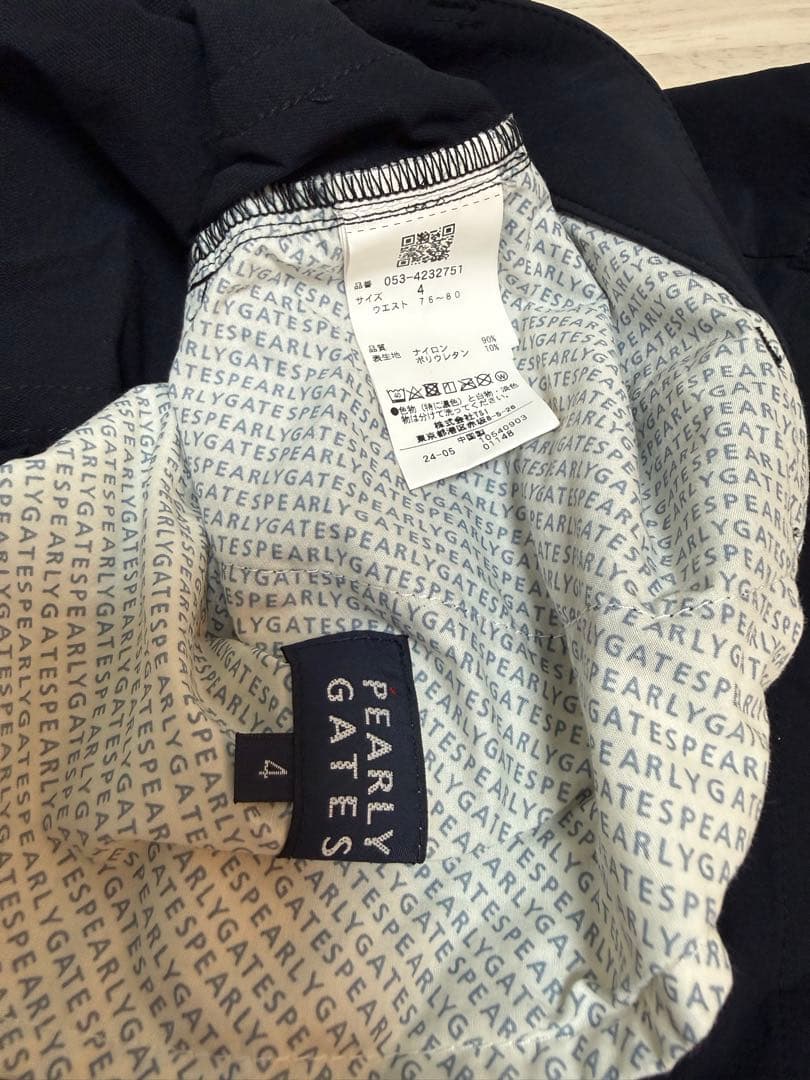 PEARLY GATES リコティーナストレッチ5ポケットショートパンツ