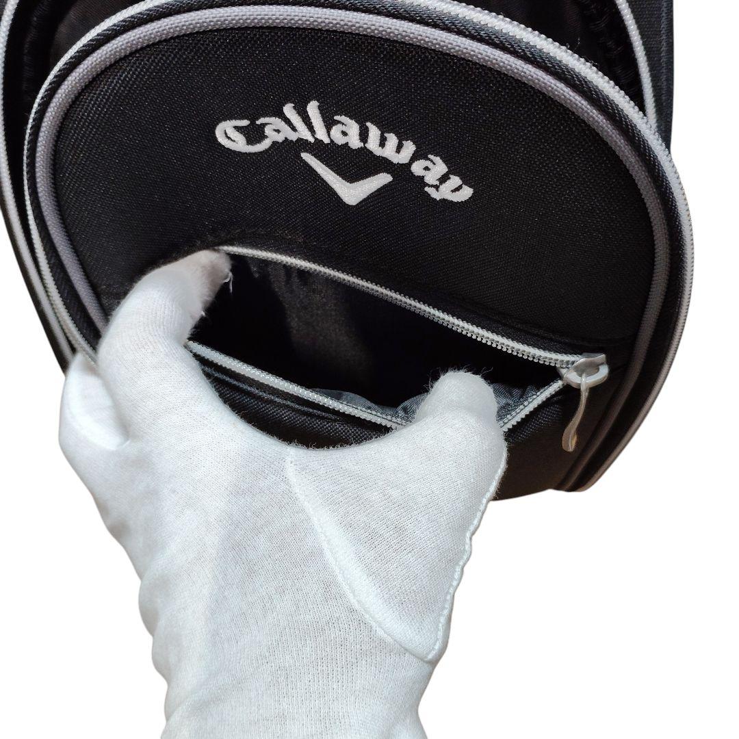 Callaway Solaire ゴルフバッグ ブラック ヘッドカバー付き