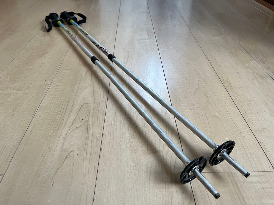 HEADスキー板（117cm) 、ビンディング、ブーツ、ストック 4点セット