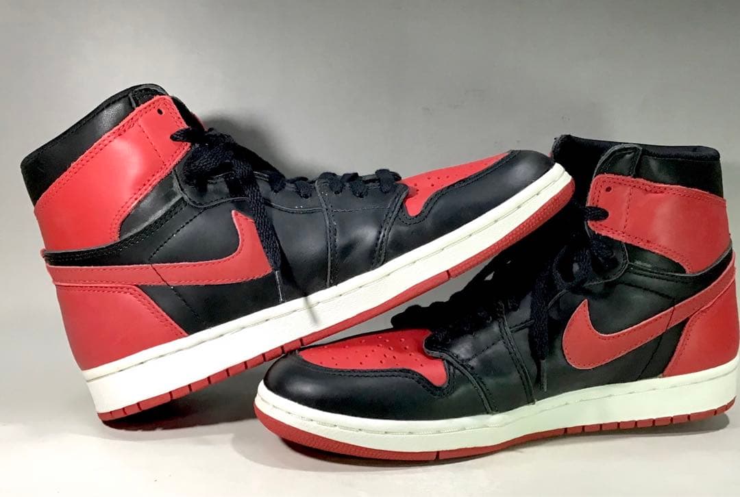 美 NIKE 1994 AIR JORDAN 1 エアジョーダン 1 黒赤 古着