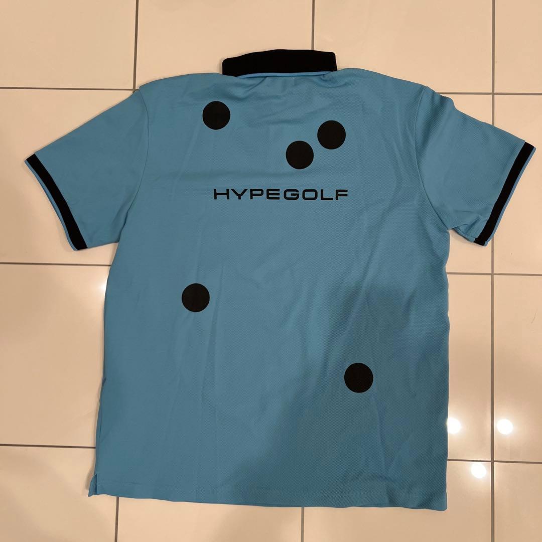 HYPEGOLF 水色 ゴルフポロシャツ