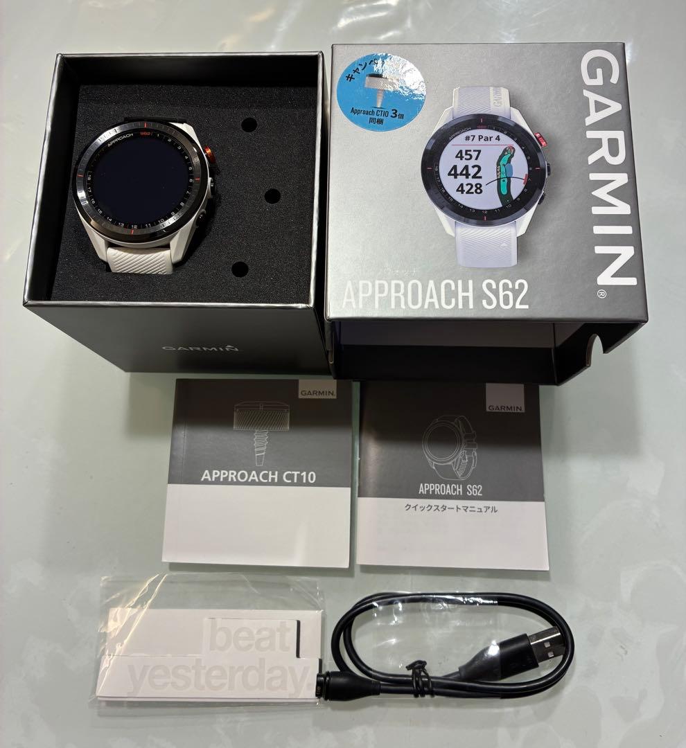 GARMIN APPROACH S62 ホワイト GPSナビ