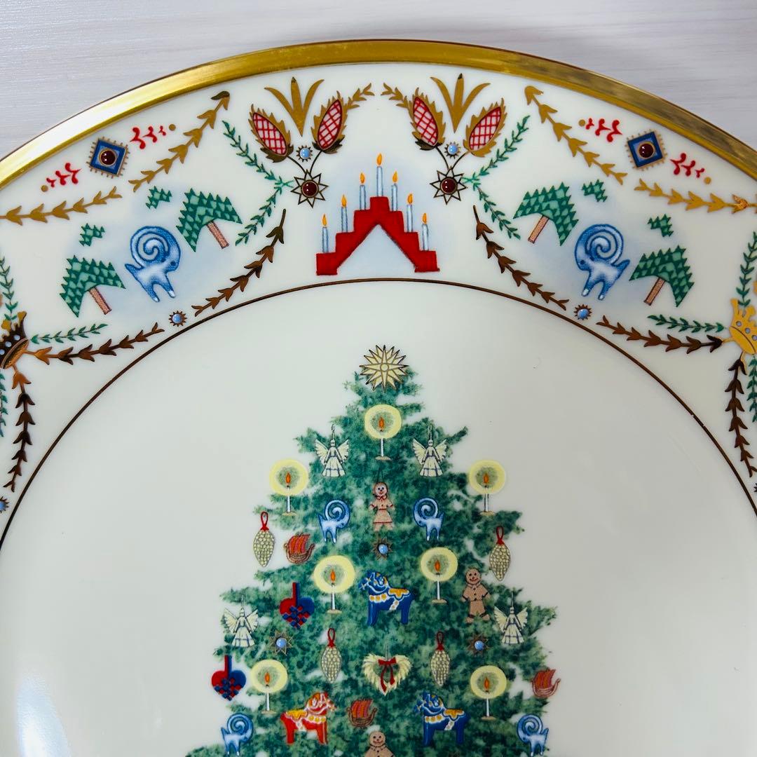 新品未使用LENOXクリスマスプレート2000年 コレクターズプレート