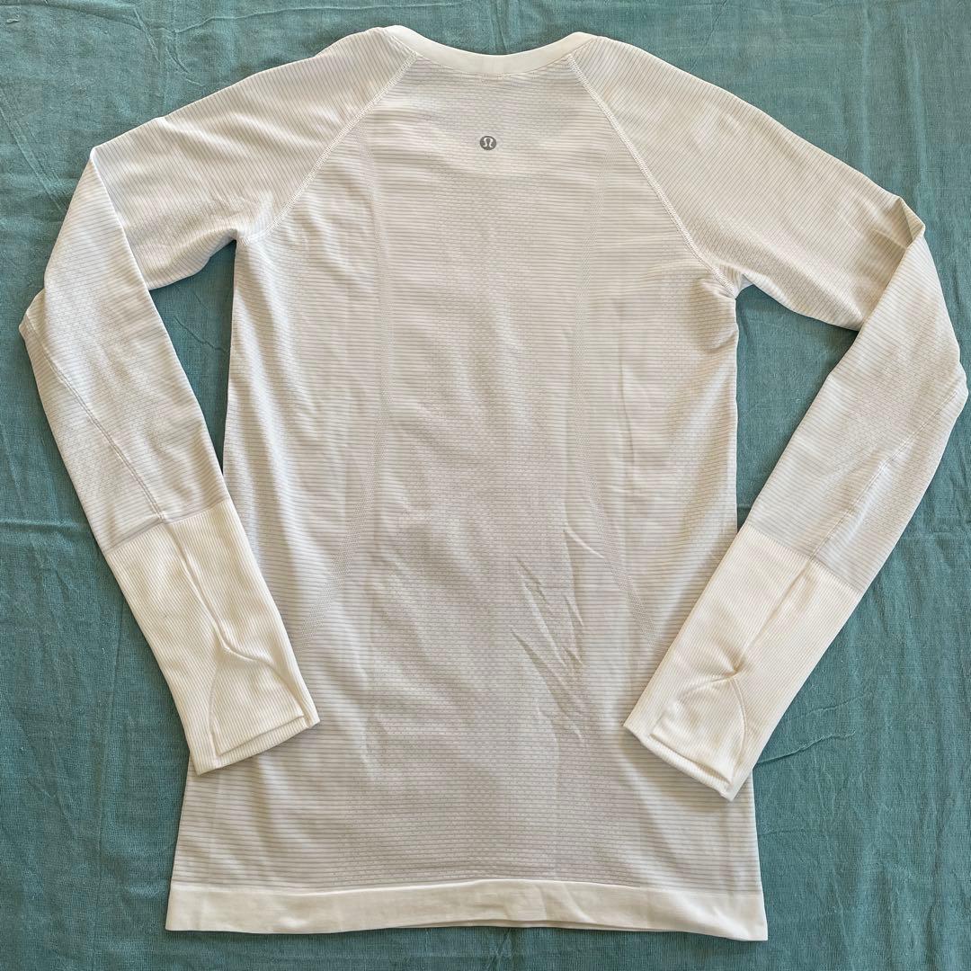 lululemon Swiftly Tech 長袖　ヒップ丈　白　サイズ6