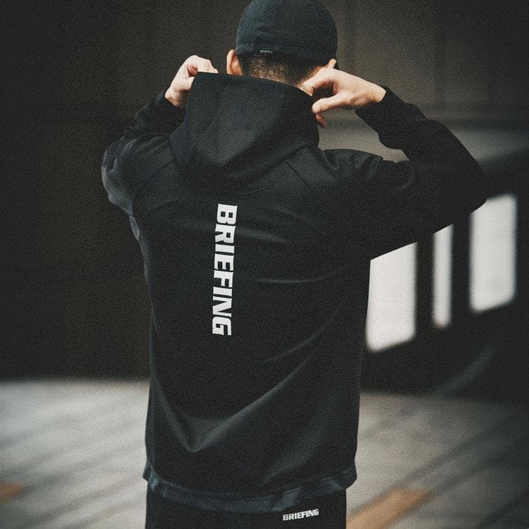 BRIEFING WORKOUT LOGO PARKA ワークアウトロゴパーカー