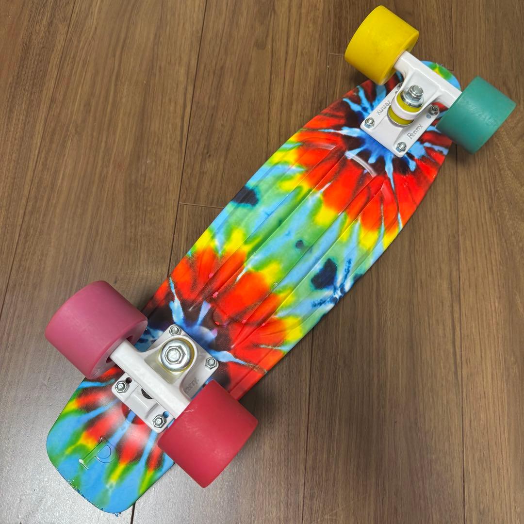 22インチ penny ペニーボード スケートボード タイダイ柄
