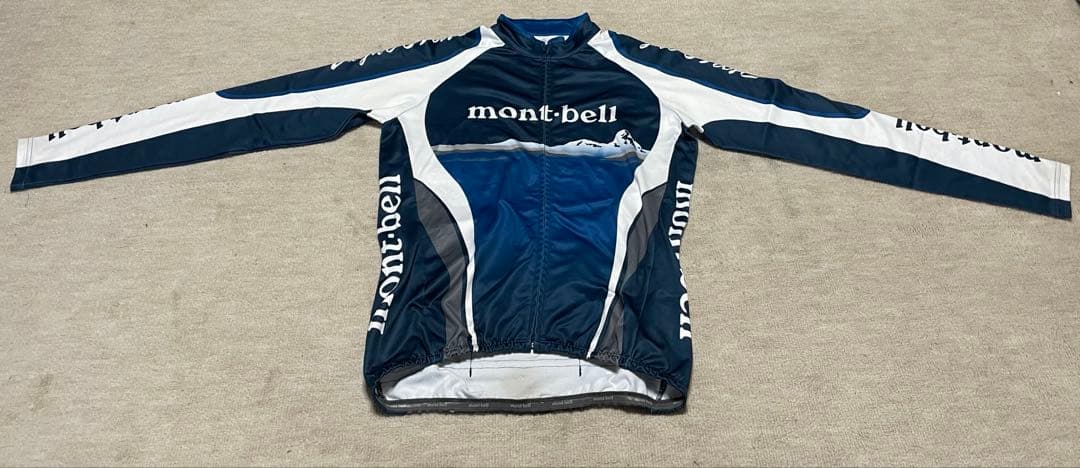 mont-bell モンベル サイクルジャージ ロングスリーブ Lサイズ