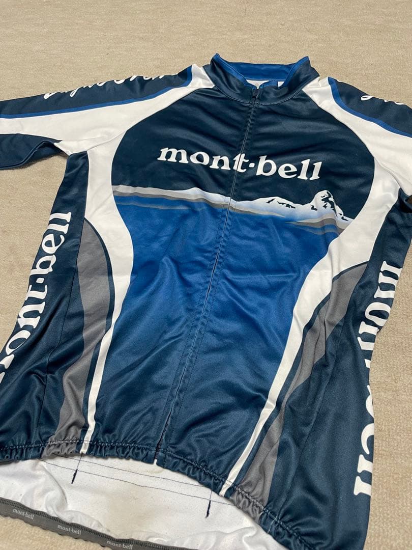 mont-bell モンベル サイクルジャージ ロングスリーブ Lサイズ