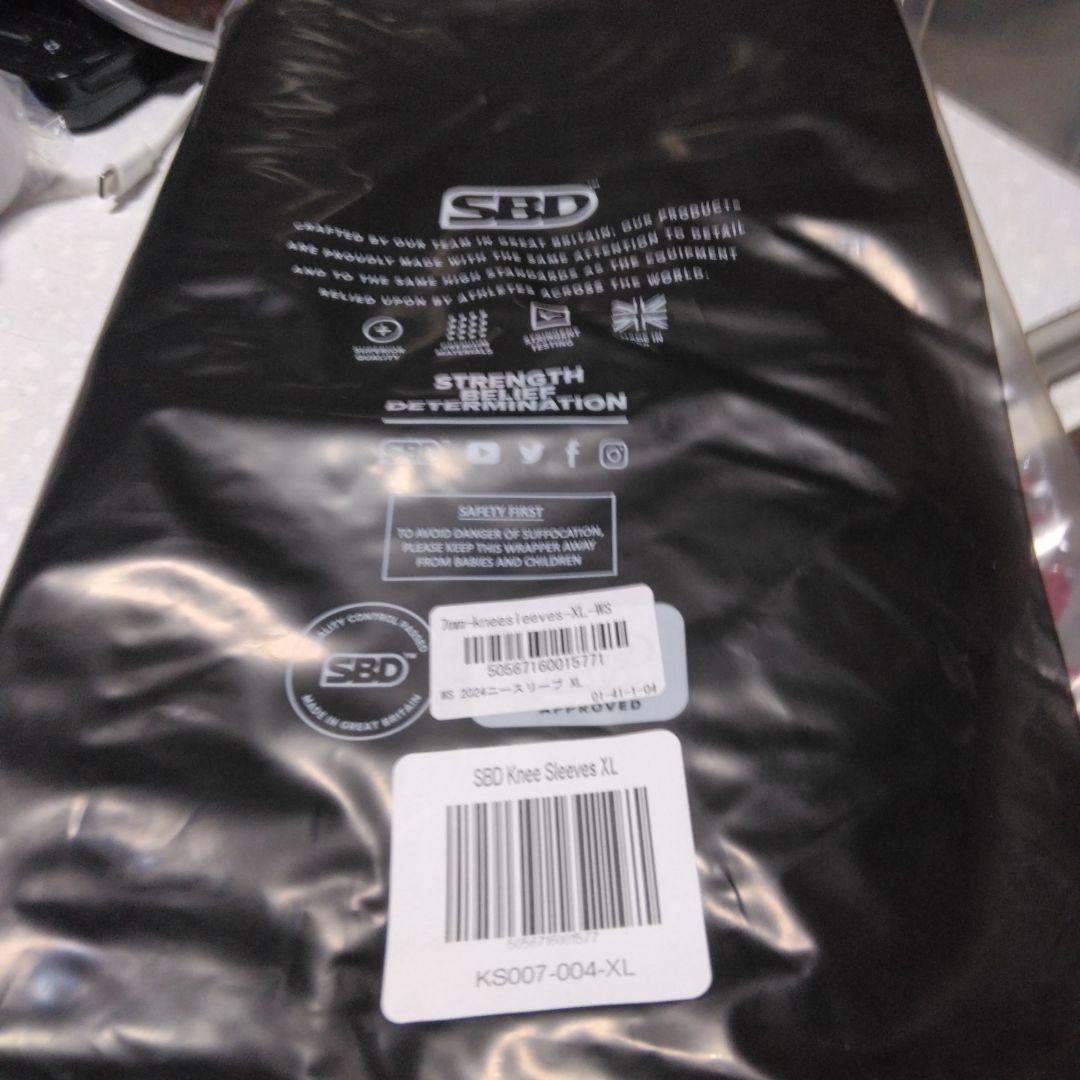 SBD Knee Sleeves 2024 XL ブラック/レッド