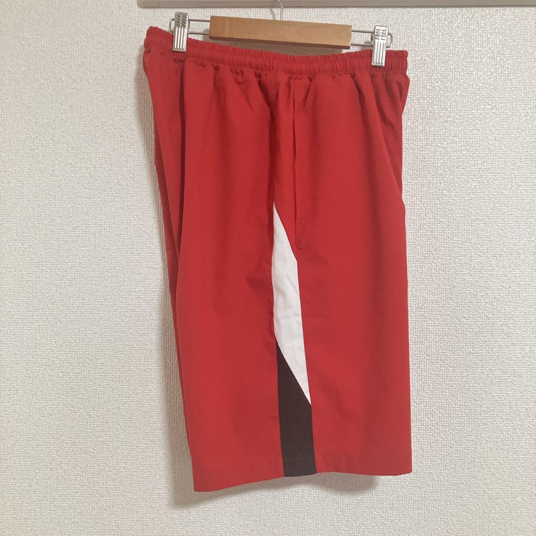 【3点セットアップ】状態良好　speedo スピード　ナイロン上下　赤　M