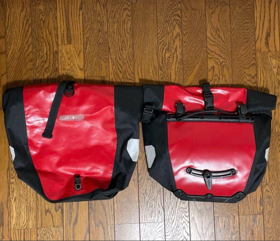 ORTLIEB オルトリーブ バックローラー クラシックQL21 ペア レッド