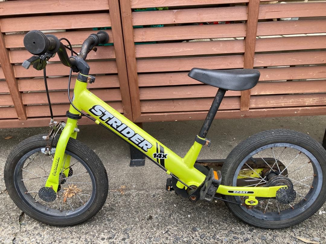 STRIDER 14X 幼児用自転車 ライムグリーン