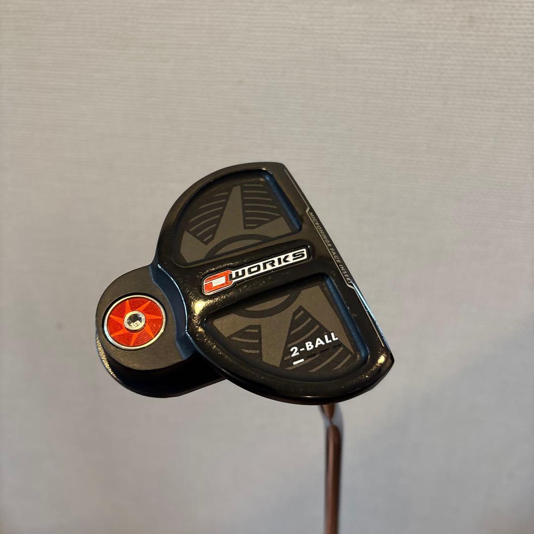 オデッセイ 2-BALL パター　O WORKS 交換用グリップ付き