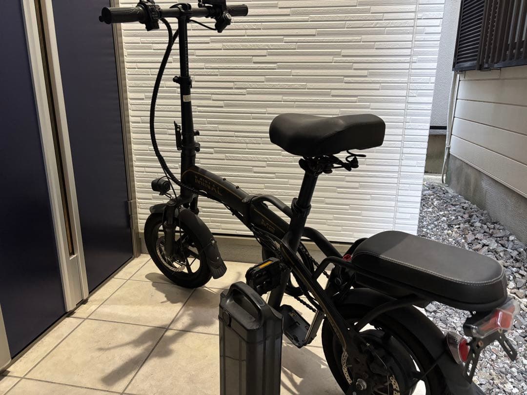 モペット　電動自転車 折りたたみ式 ブラック