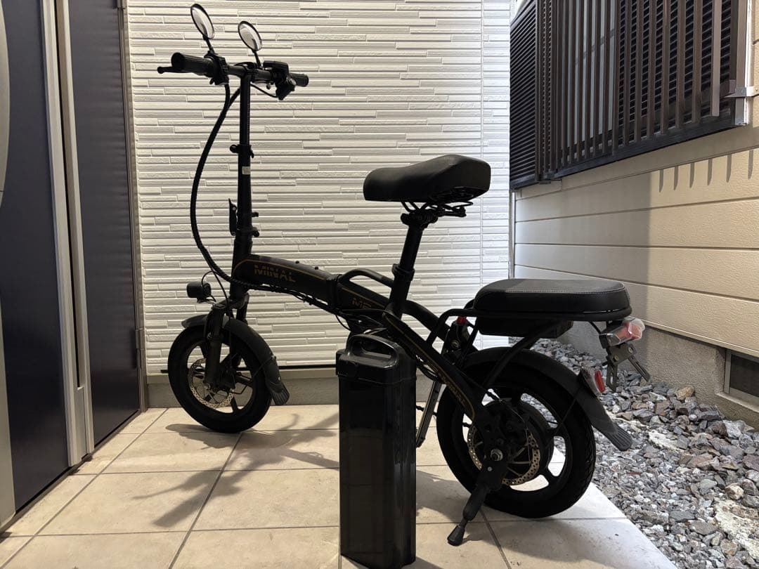 モペット　電動自転車 折りたたみ式 ブラック