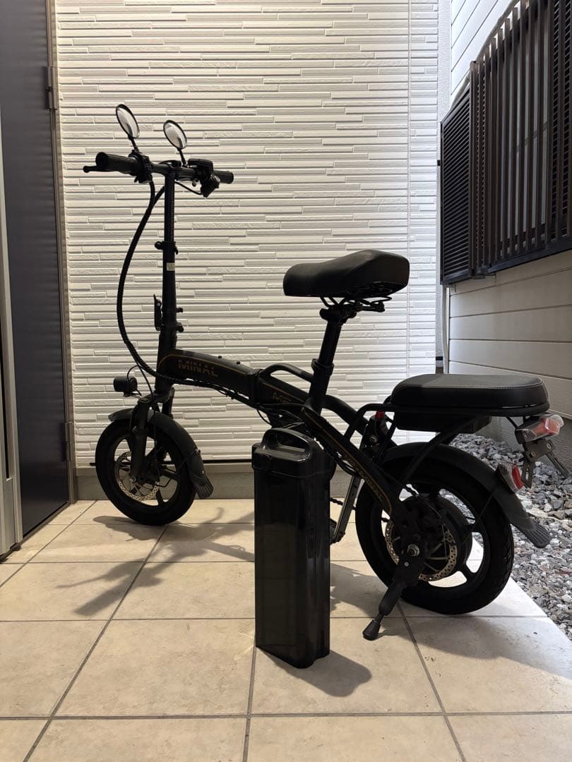 モペット　電動自転車 折りたたみ式 ブラック