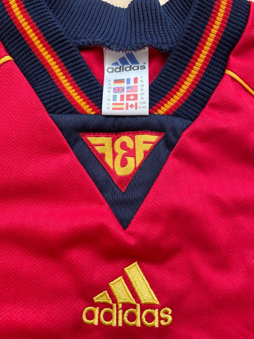 1998年フランスW杯　スペイン代表 半袖シャツ