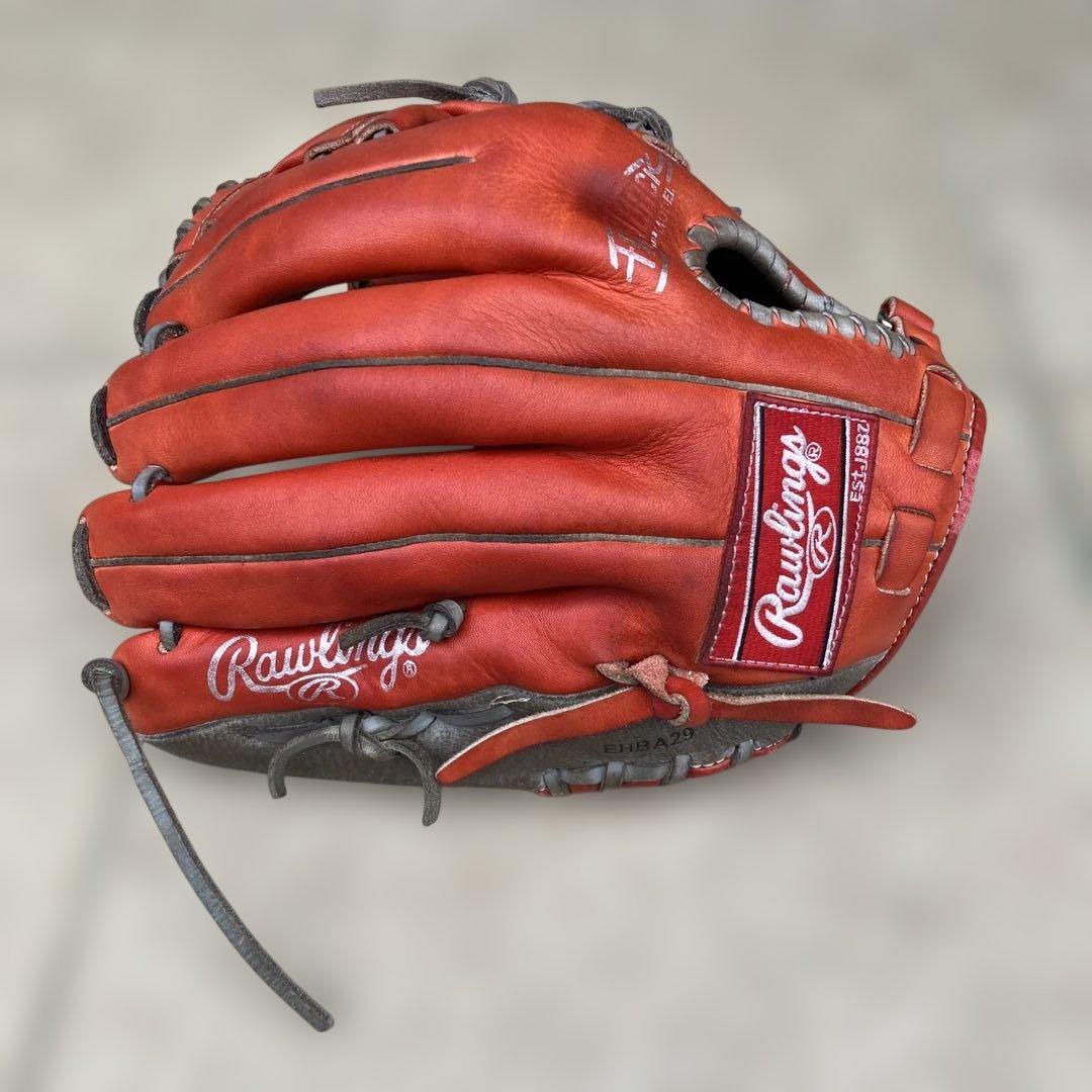 Rawlings 軟式グローブ オレンジ　一般軟式用