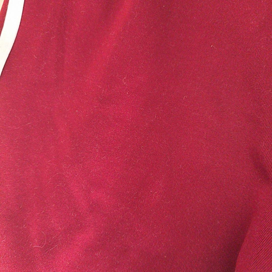 adidas バーガンディ ジャージパンツ