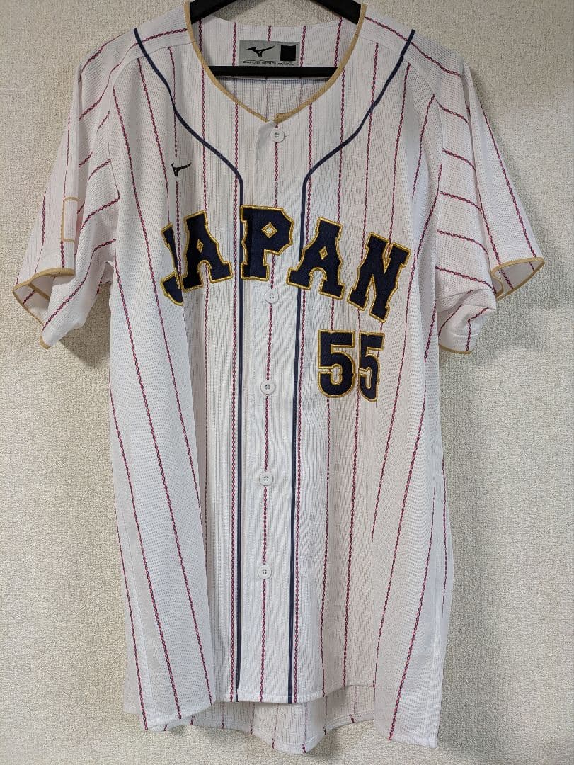 村上宗隆 2023WBC ホームユニフォーム #55