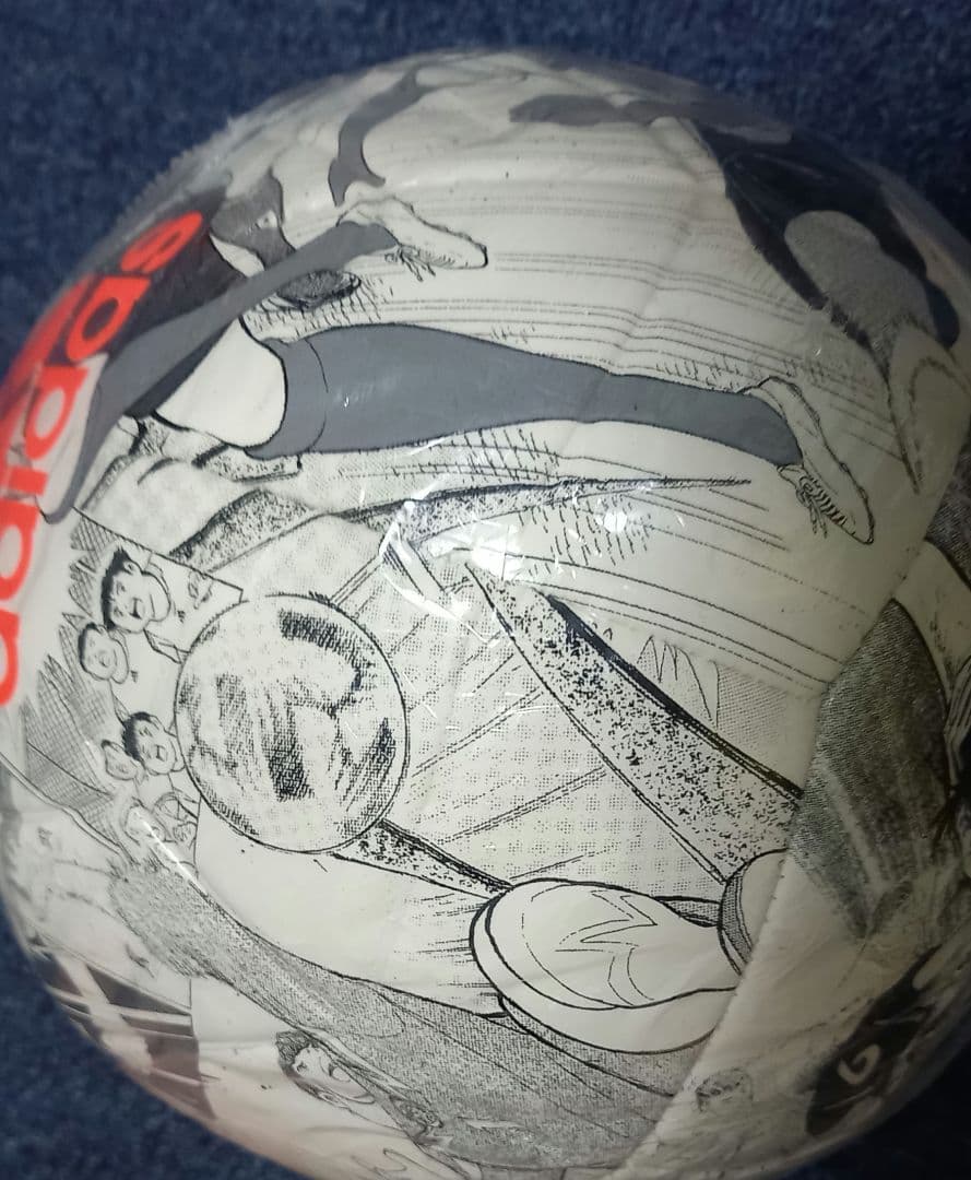 キャプテン　翼　サッカー、ボール、アディダス、5号球、新品、JFA公認球