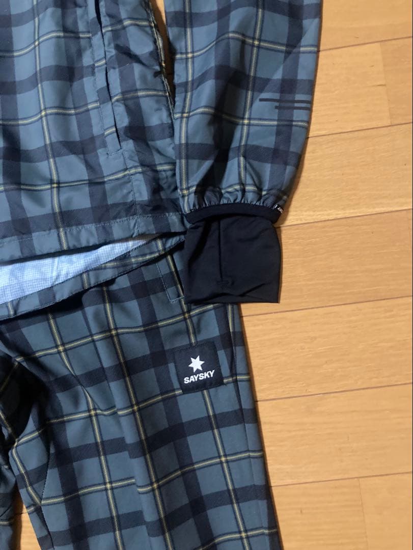 未使用　saysky ランニングジャケット　パンツ　S セットアップ　パーカー