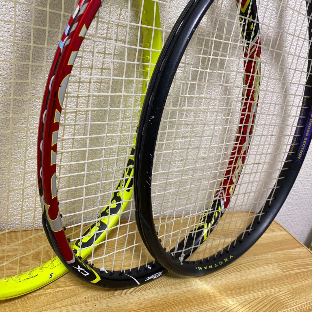 テニスラケット　3本セット　ダンロップなど