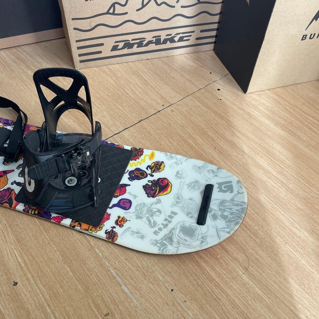 BURTON　キッズスノーボードセット　100cm　バートン　バイン付4点セット