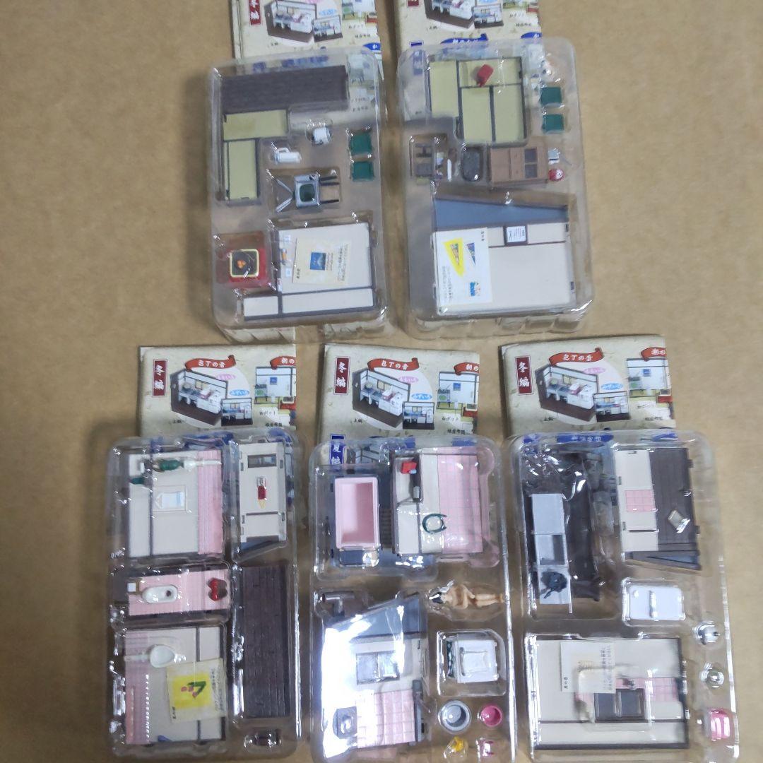 タカラ 昭和おもひで 家族 冬編 フィギュア ももいろ 全5種 新品 ジオラマ