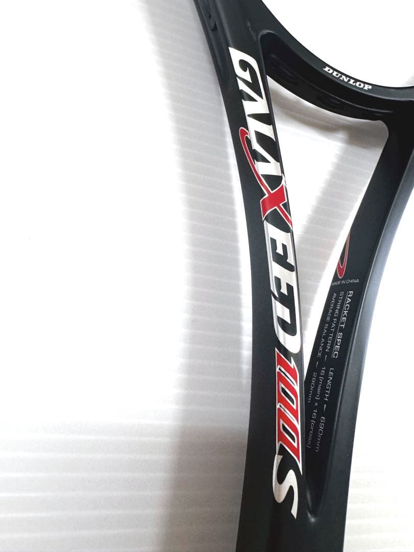 ダンロップ(DUNLOP) ソフトテニス ラケット 21GALAXEED 赤×黒