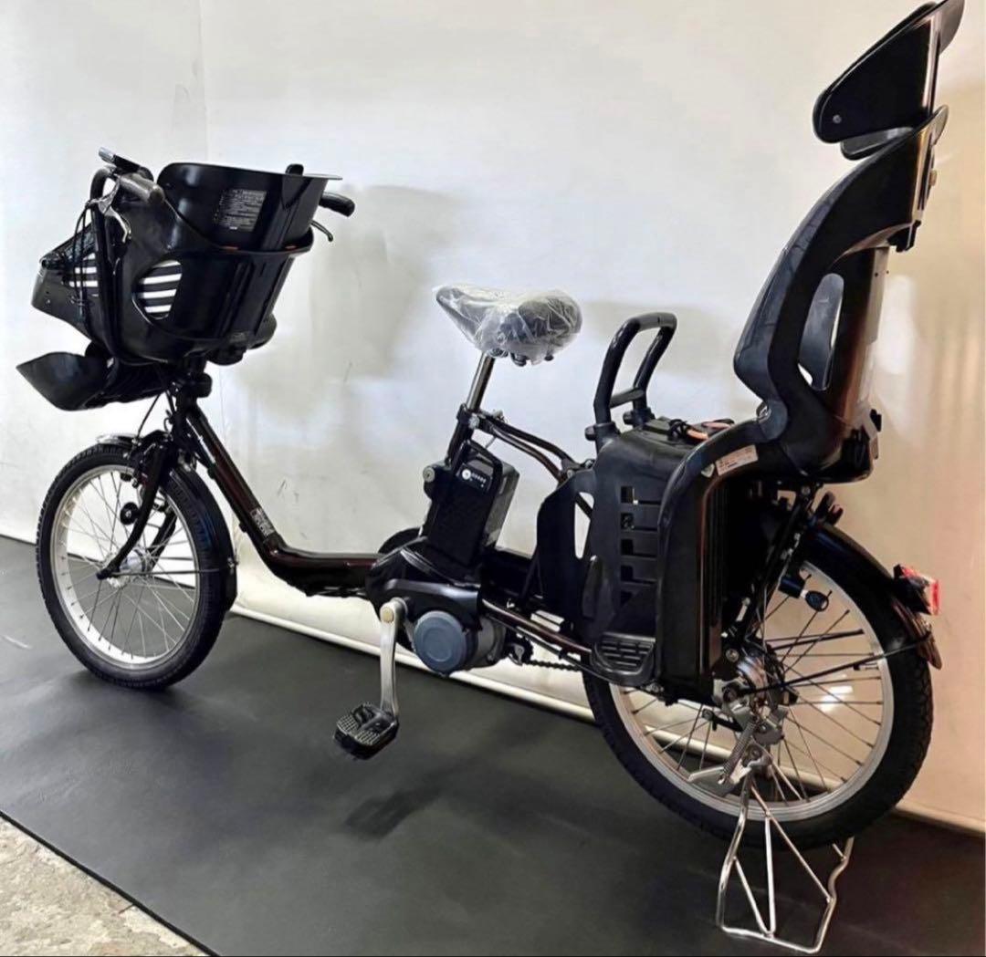 1年保証 新型　大容量　パナソニック　ギュットミニ　茶色　電動アシスト自転車