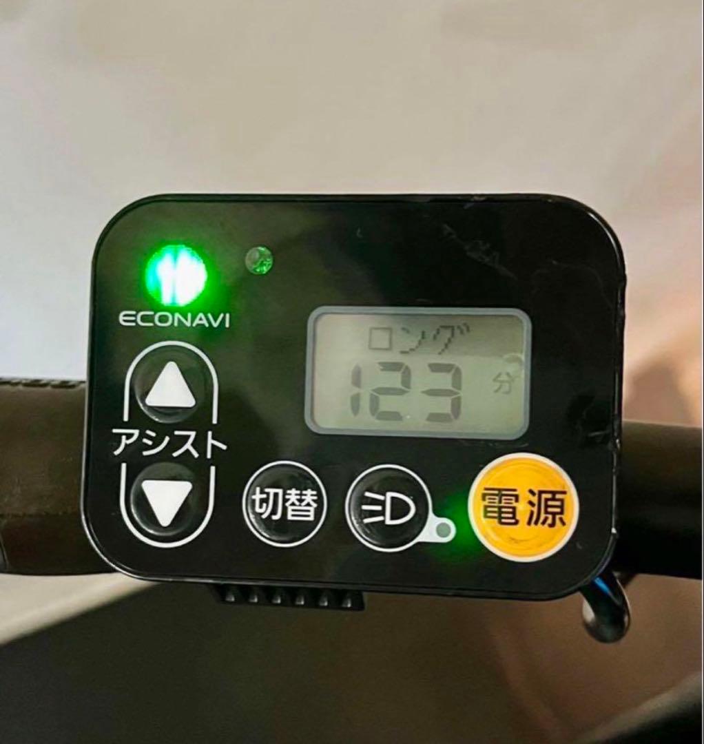 1年保証 新型　大容量　パナソニック　ギュットミニ　茶色　電動アシスト自転車