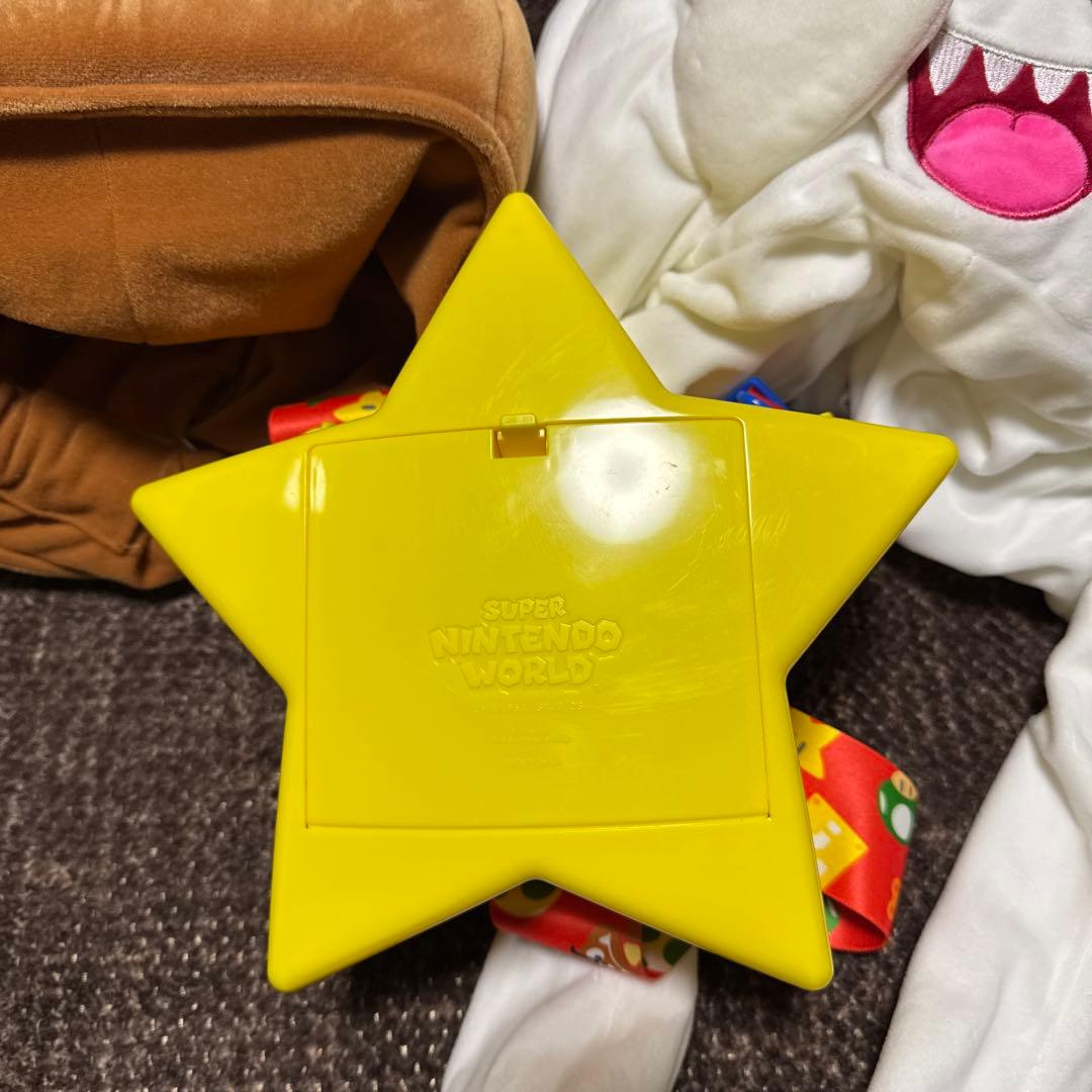 値下げUSJ マリオ　ユニバ　クリボー、テレサ　スターポップコーンバケツ、セット
