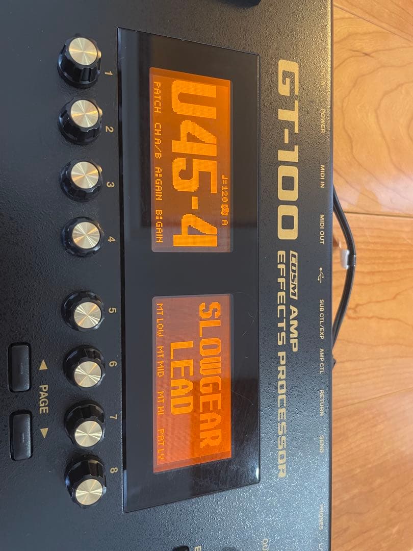 美品BOSS GT-100 ギターエフェクター 専用ケース付き
