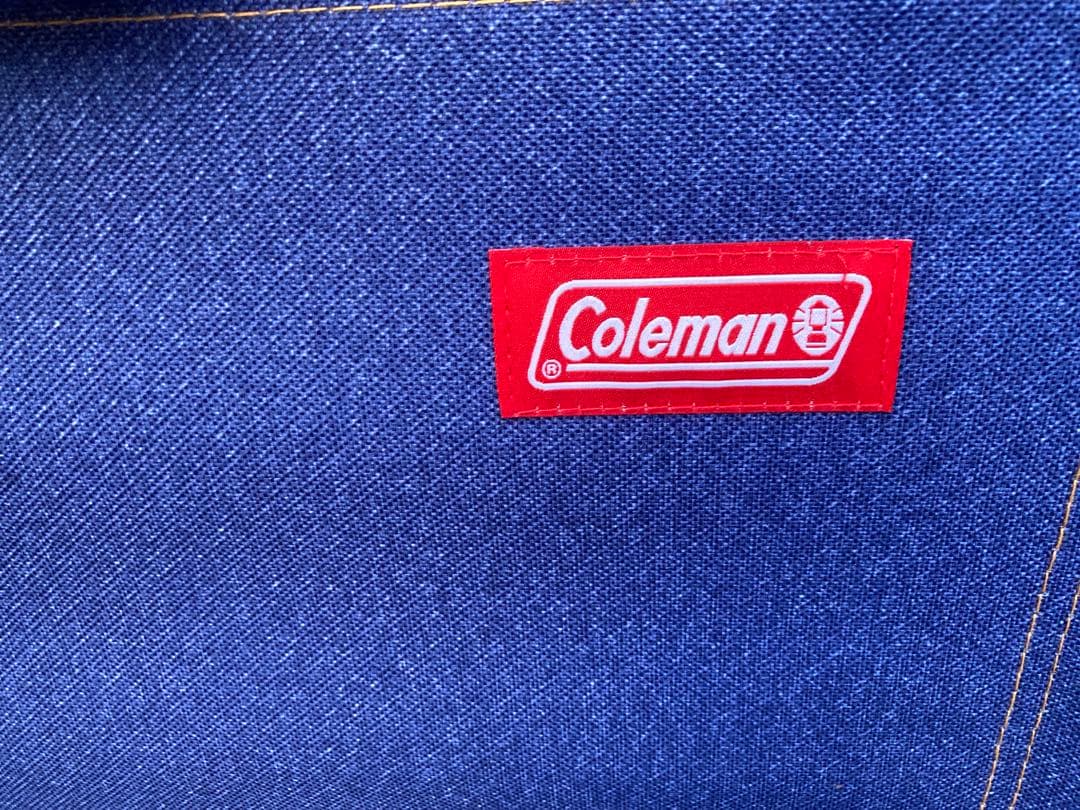 アンパンマンColeman コンパクトホールディングスチェア　デニム　二脚