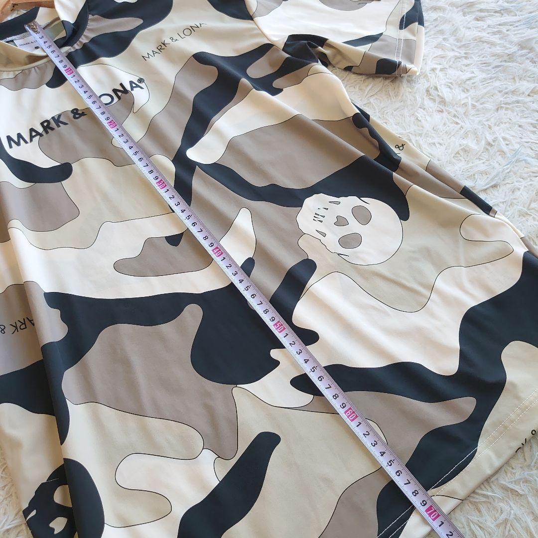 【美品】マークアンドロナ キムタク着用 カモフラ モックネックシャツ XL
