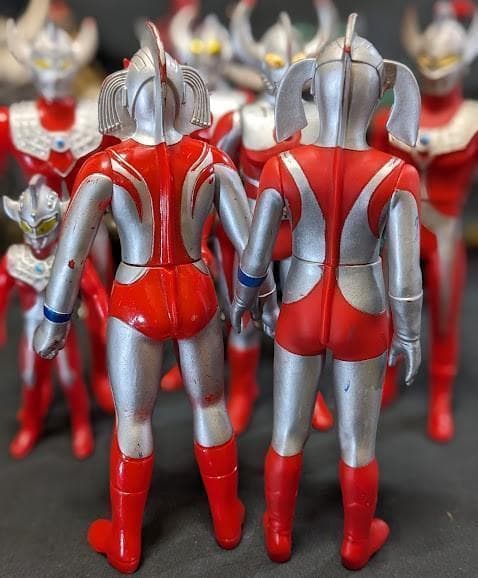 ウルトラマンタロウ＆登場怪獣・宇宙人（バンダイ）ソフビフィギュア14体セット＋５