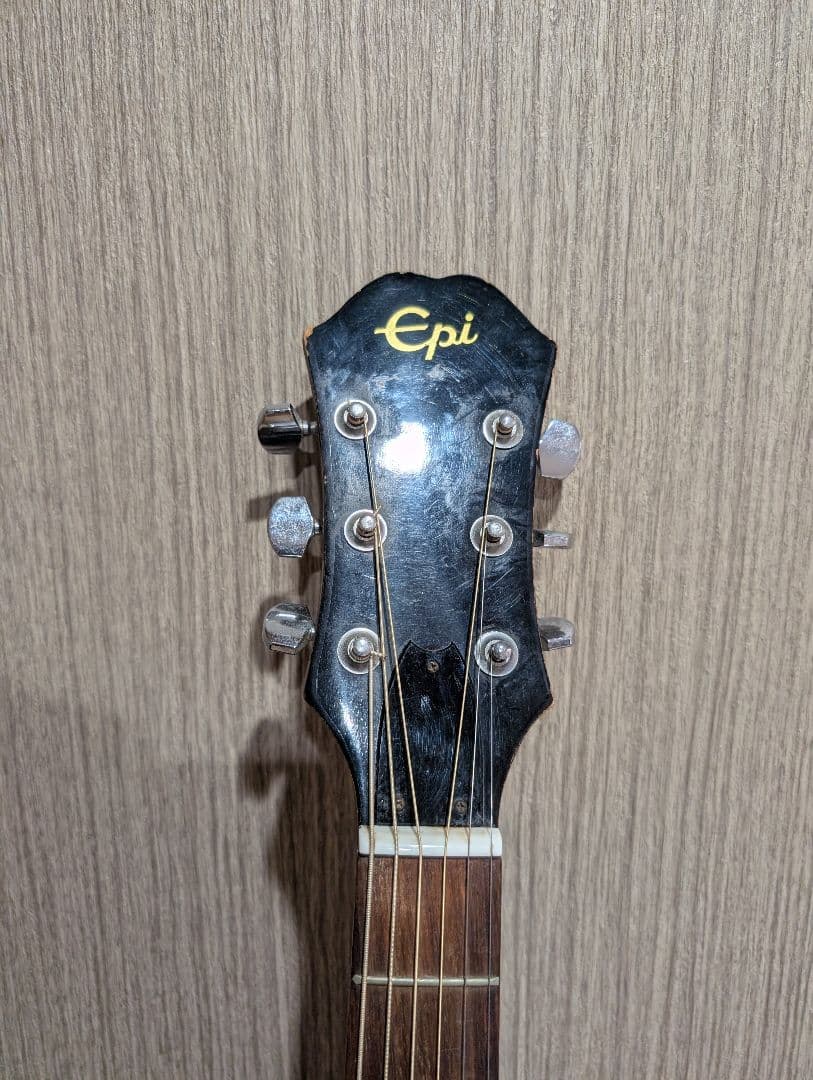 希少/Epi（Epiphone）A-10 改エレアコ　サドル真鍮