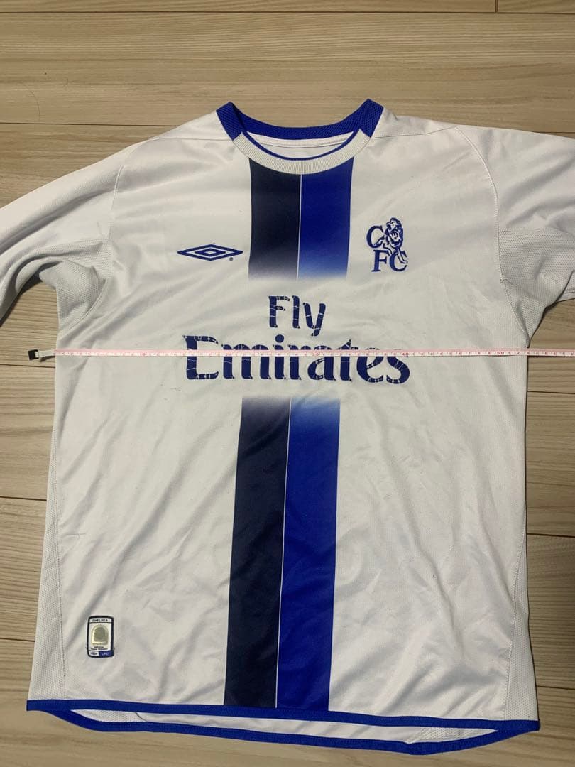 【寸法写真追加】チェルシー　Umbro サッカー　レトロ　アウェイ長袖　2003