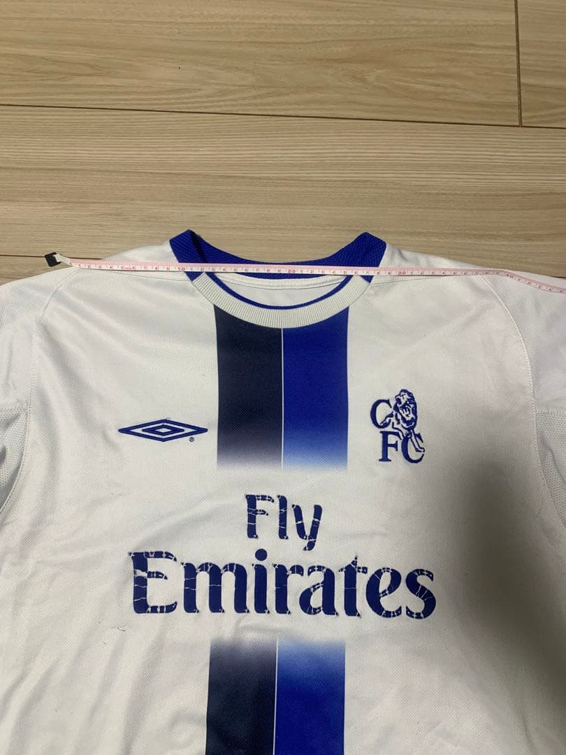 【寸法写真追加】チェルシー　Umbro サッカー　レトロ　アウェイ長袖　2003