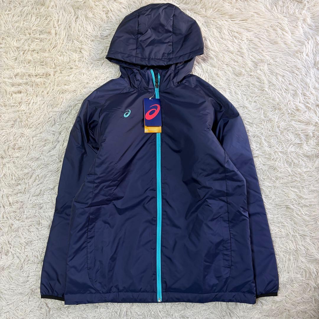 【未使用品】アシックス asics ウィンドブレーカー L ネイビー