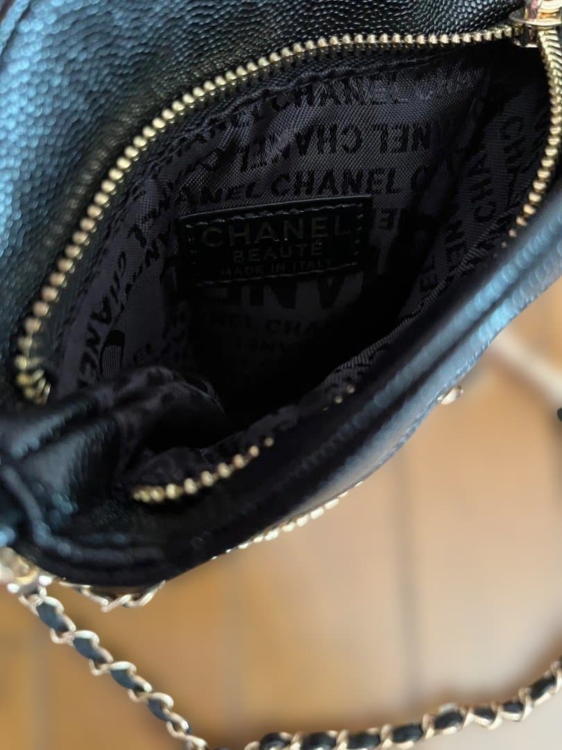 【新品】CHANEL 黒 ノベルティ ショルダーバッグ