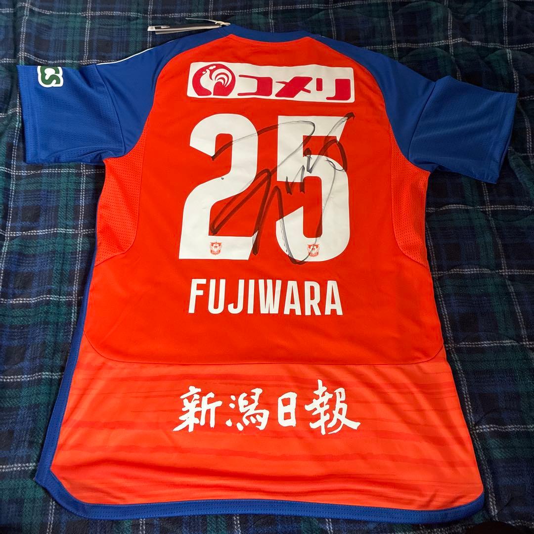 アルビレックス新潟藤原奏哉2024年ユニフォーム Mサイズ 背番号25 タグ付き