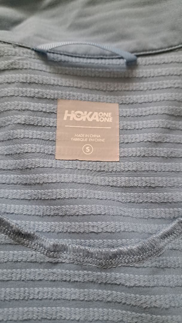 HOKA ライトブルー フルジップジャケット