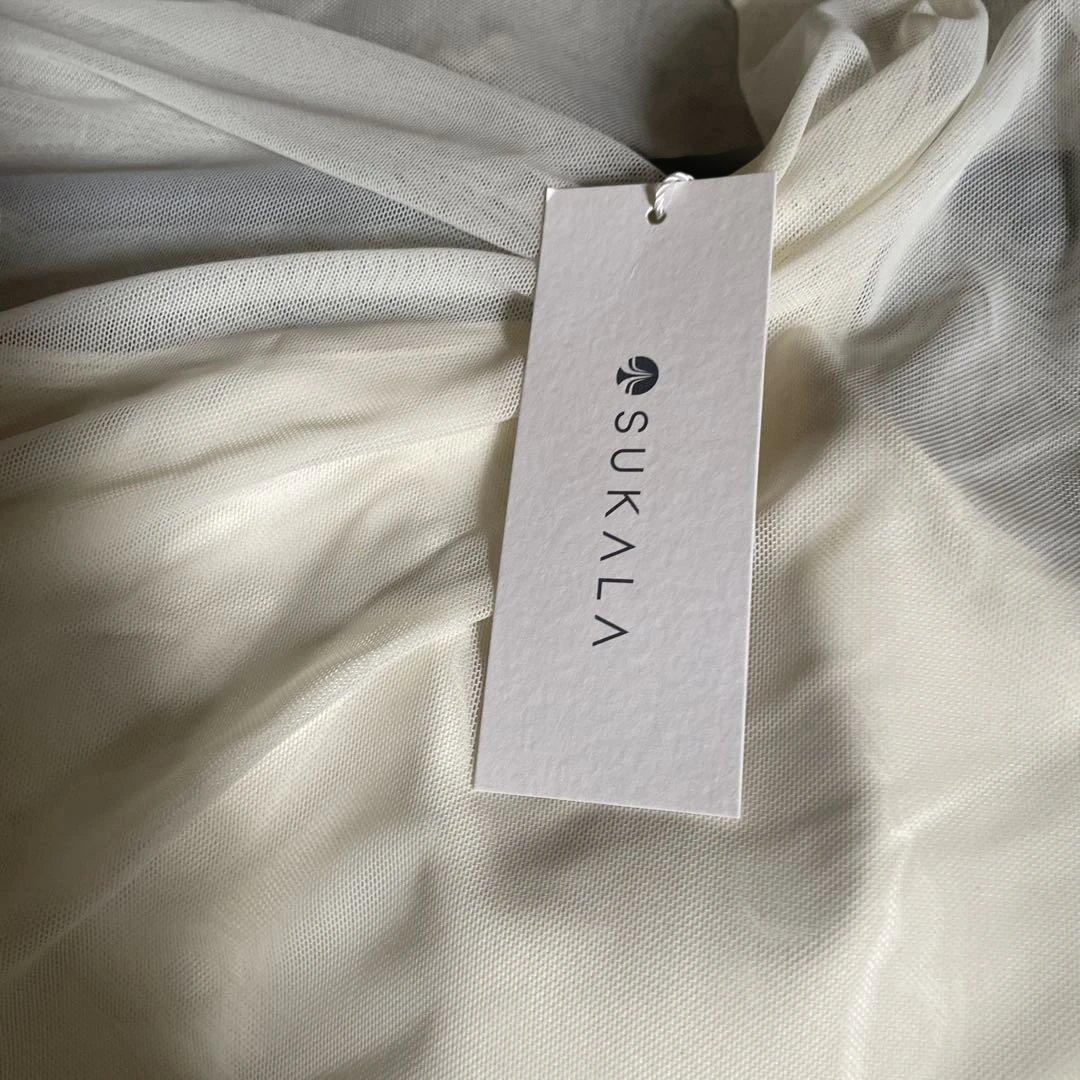 メッシュ クロップド丈 半袖 トップス　Mサイズ
