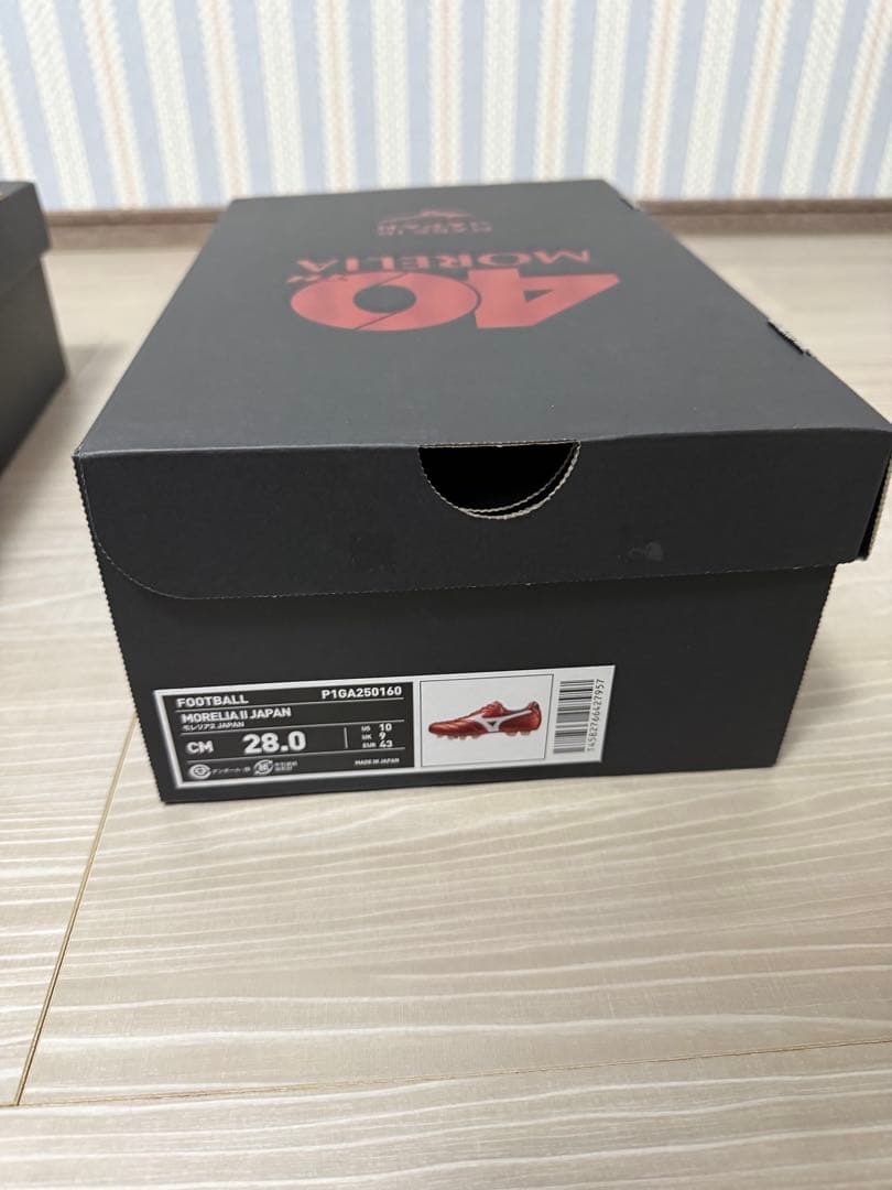 ミズノ モレリアⅡ 40周年限定カラー 28cm P1GA250160