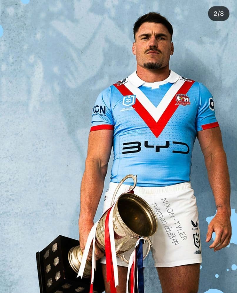 【海外XLサイズ】NRL シドニー・ルースターズ '22トレーニングシングレット